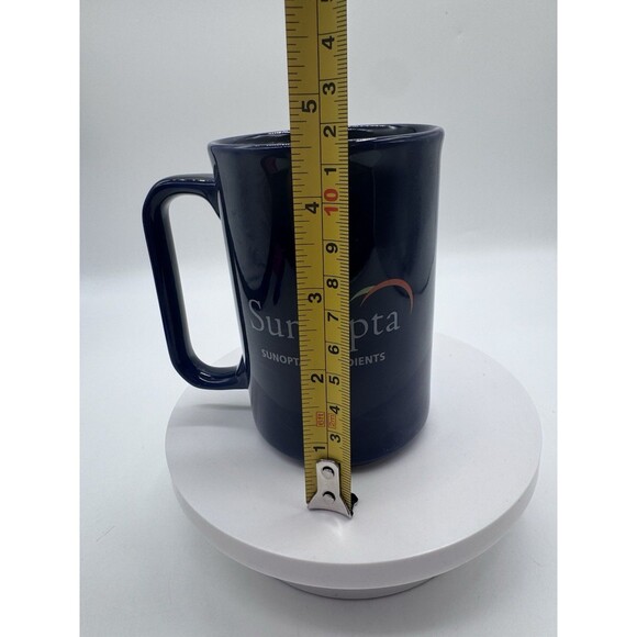 Sunoptics Surgical Coffee Mug Cup Ceramic Cobalt Blue White Advertising Decal - Picture 7 of 9